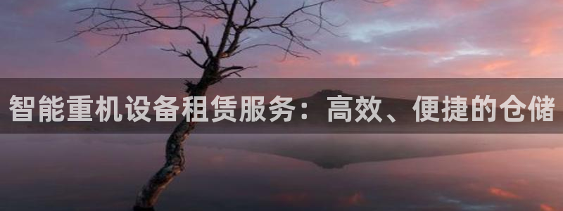 威九国际78mb42：智能重机设备租赁服务：高效、便捷的仓储