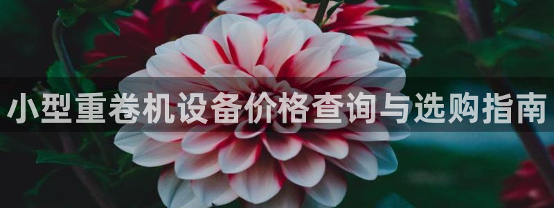 威九国际女演员名单介绍：小型重卷机设备价格查询与选购指南