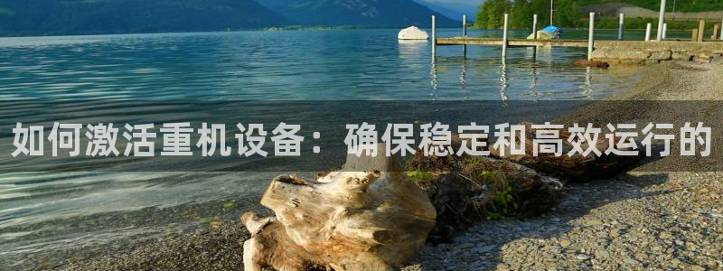 威九国际66m66官网：如何激活重机设备：确保稳定和高效运行