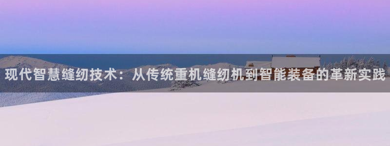 威九国际的网站入口在哪里：现代智慧缝纫技术：从传统重机缝纫机